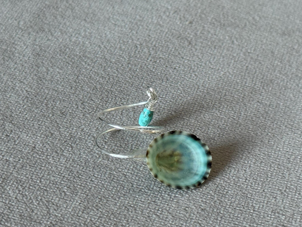 Tidepool Edge Opihi Hammered Wrap Ring