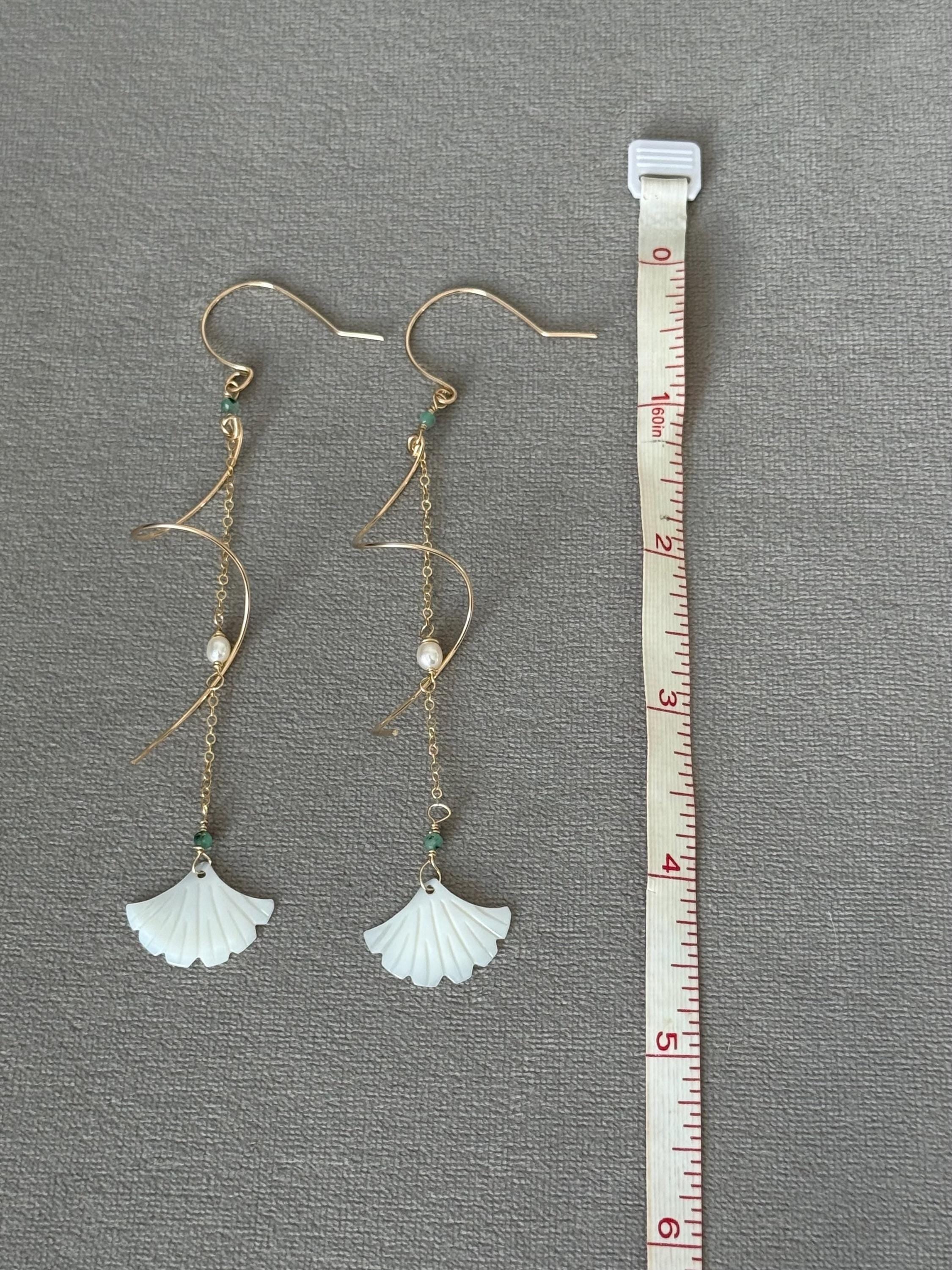Moonshell Muse Earrings
