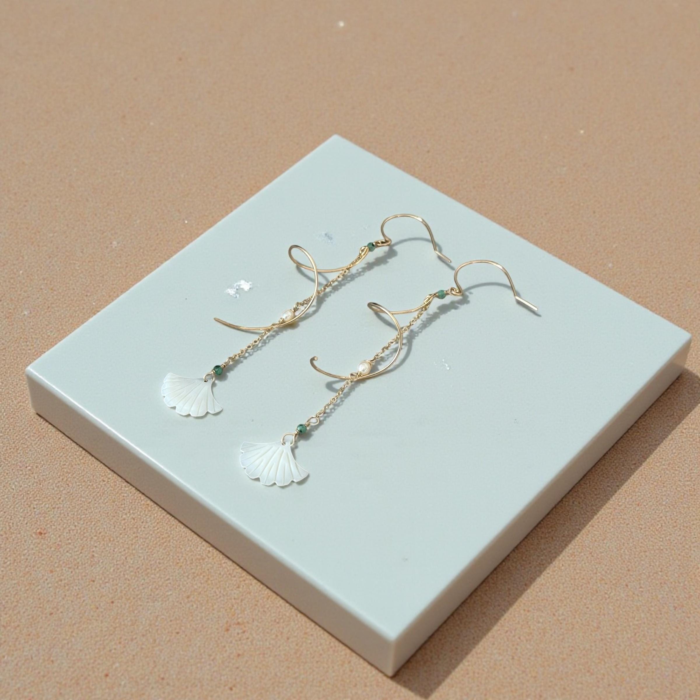 Moonshell Muse Earrings