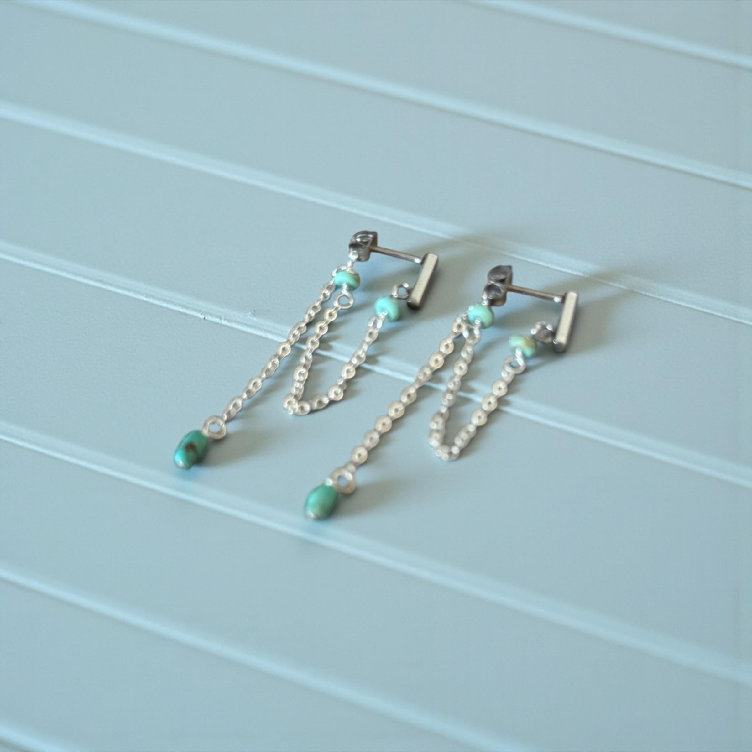 Tempest Turquoise Earrings