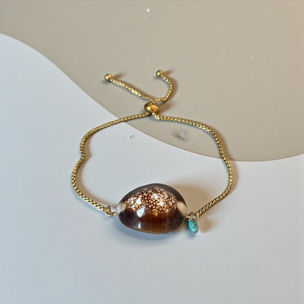 Sea Goddess Cowrie Bolo Bracelet