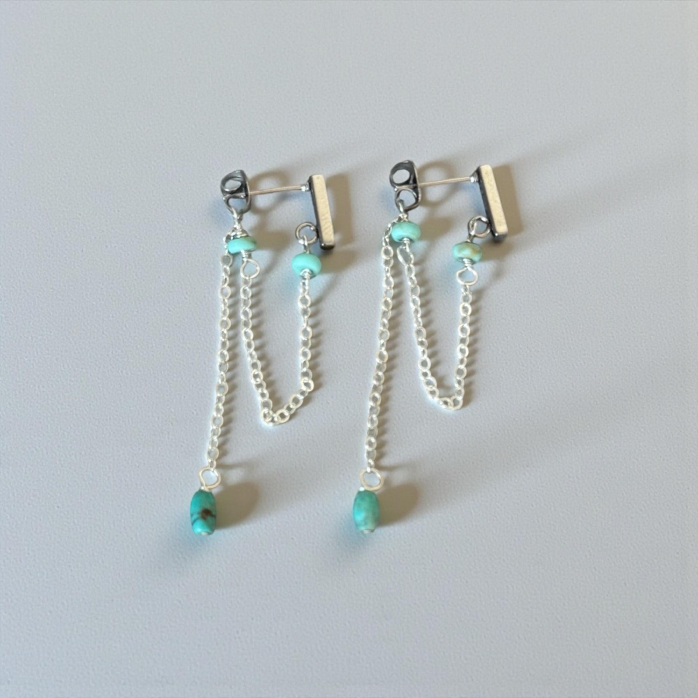 Tempest Turquoise Earrings