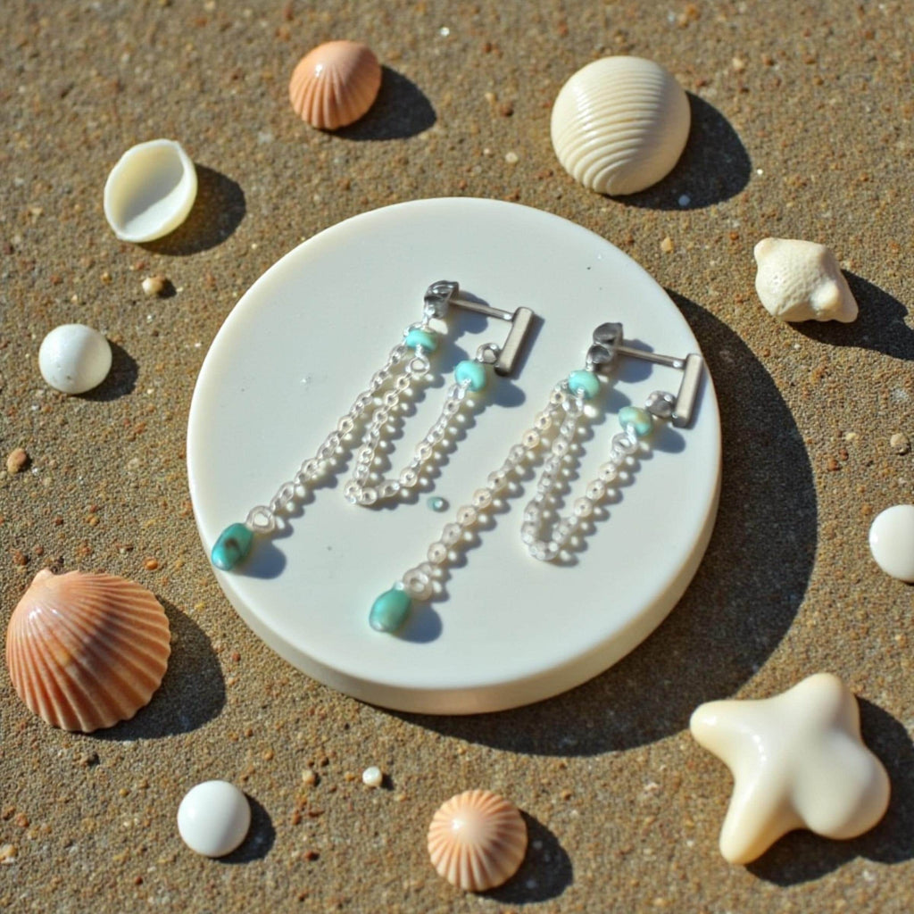 Tempest Turquoise Earrings