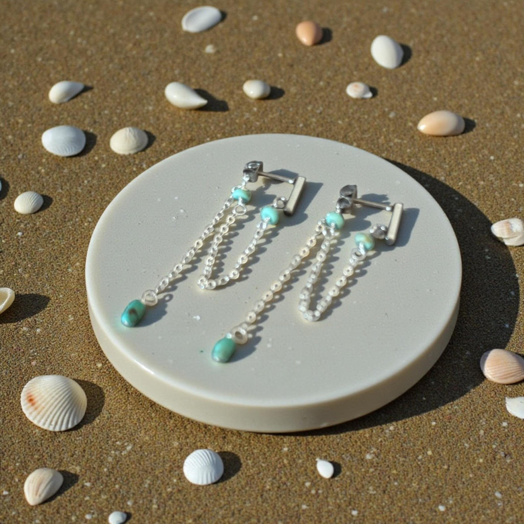 Tempest Turquoise Earrings