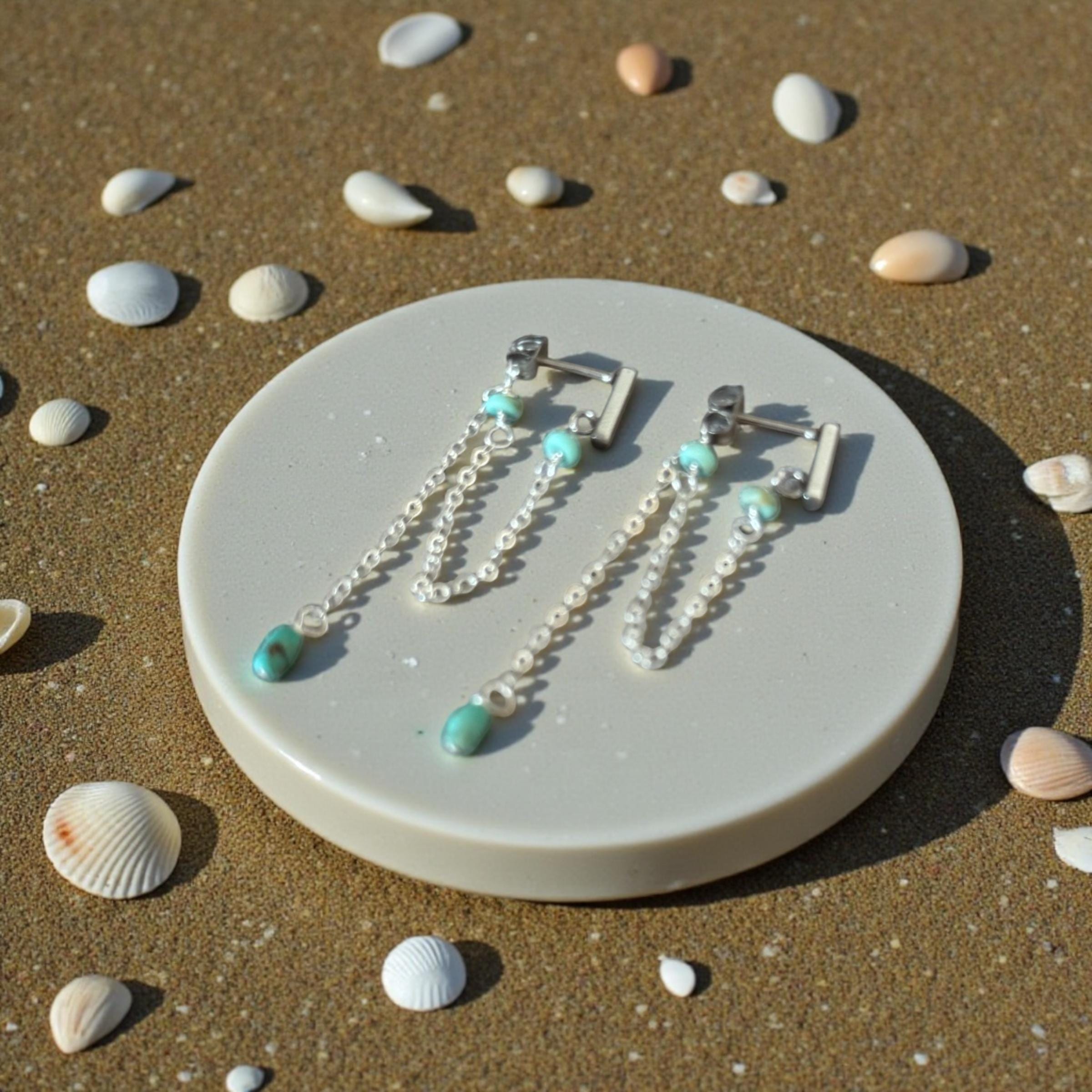 Tempest Turquoise Earrings