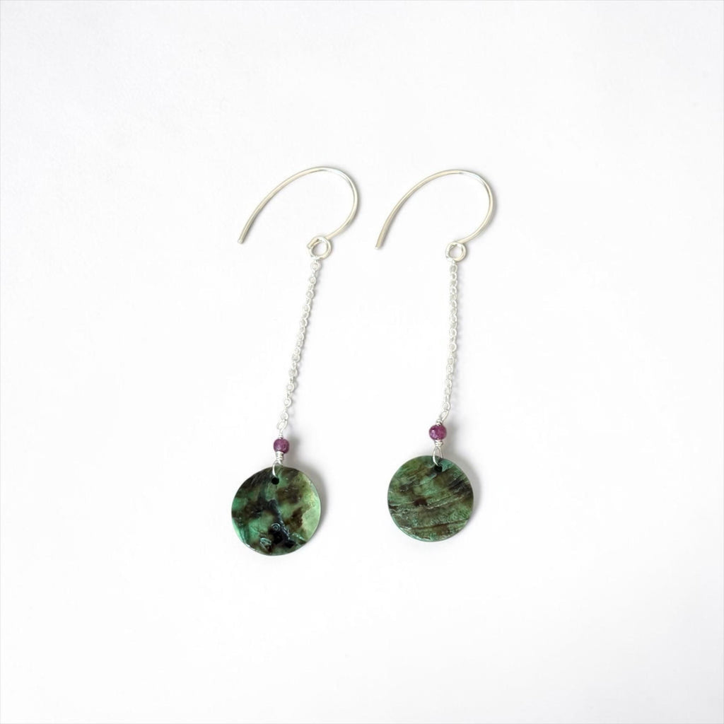 Forest Siren Abalone Earrings