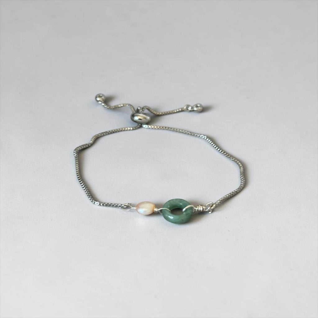 Celestial Balance Jade Bolo Bracelet