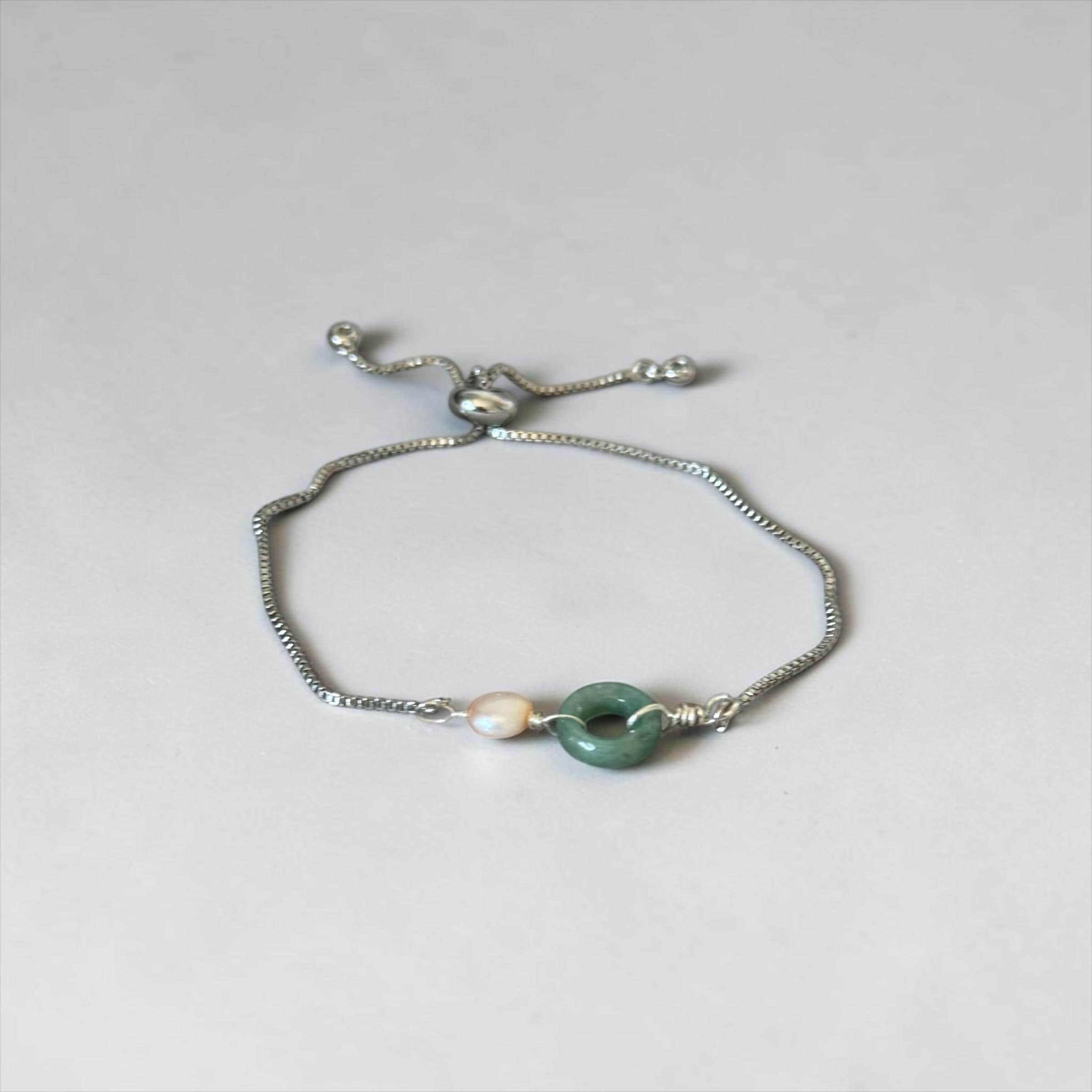 Celestial Balance Jade Bolo Bracelet