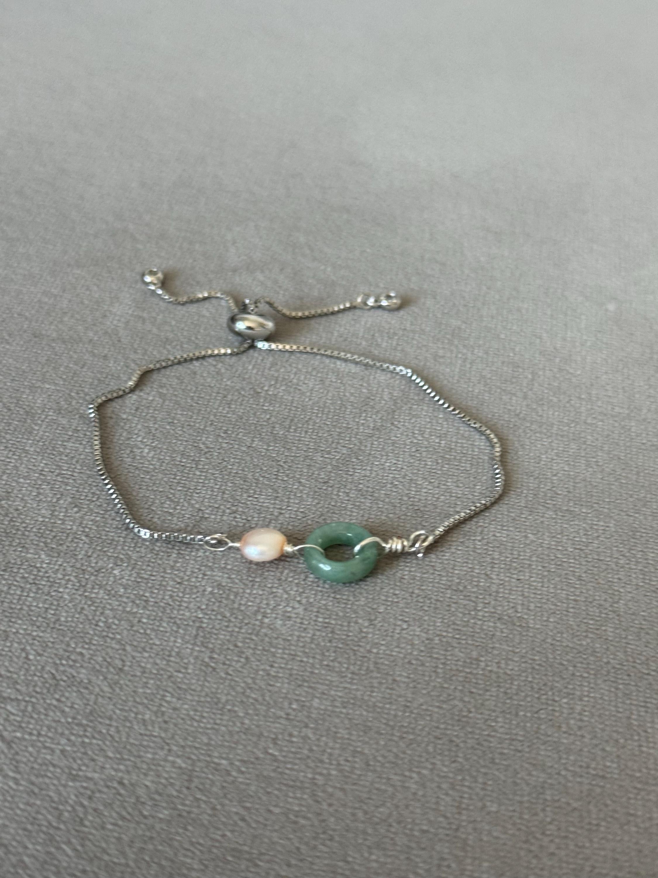 Celestial Balance Jade Bolo Bracelet
