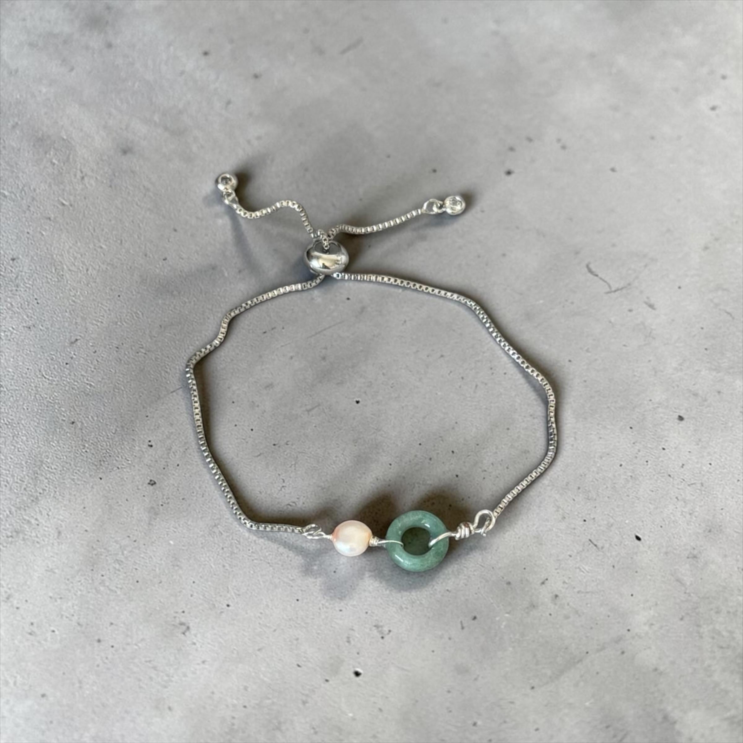 Celestial Balance Jade Bolo Bracelet
