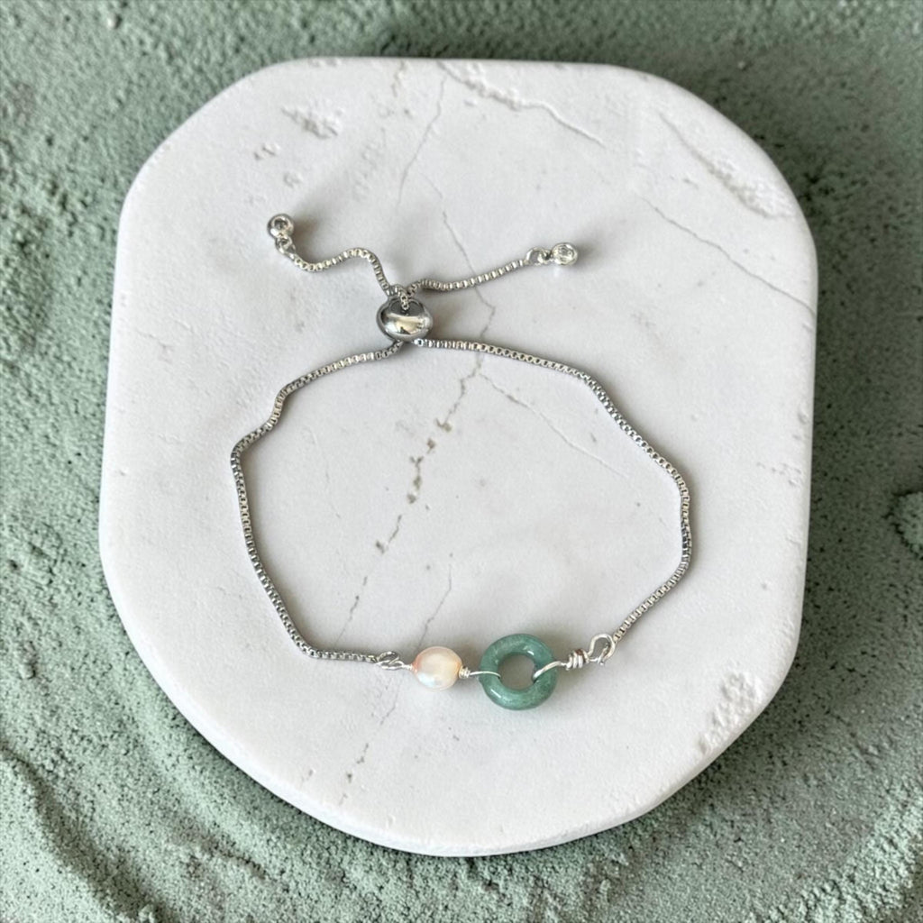 Celestial Balance Jade Bolo Bracelet