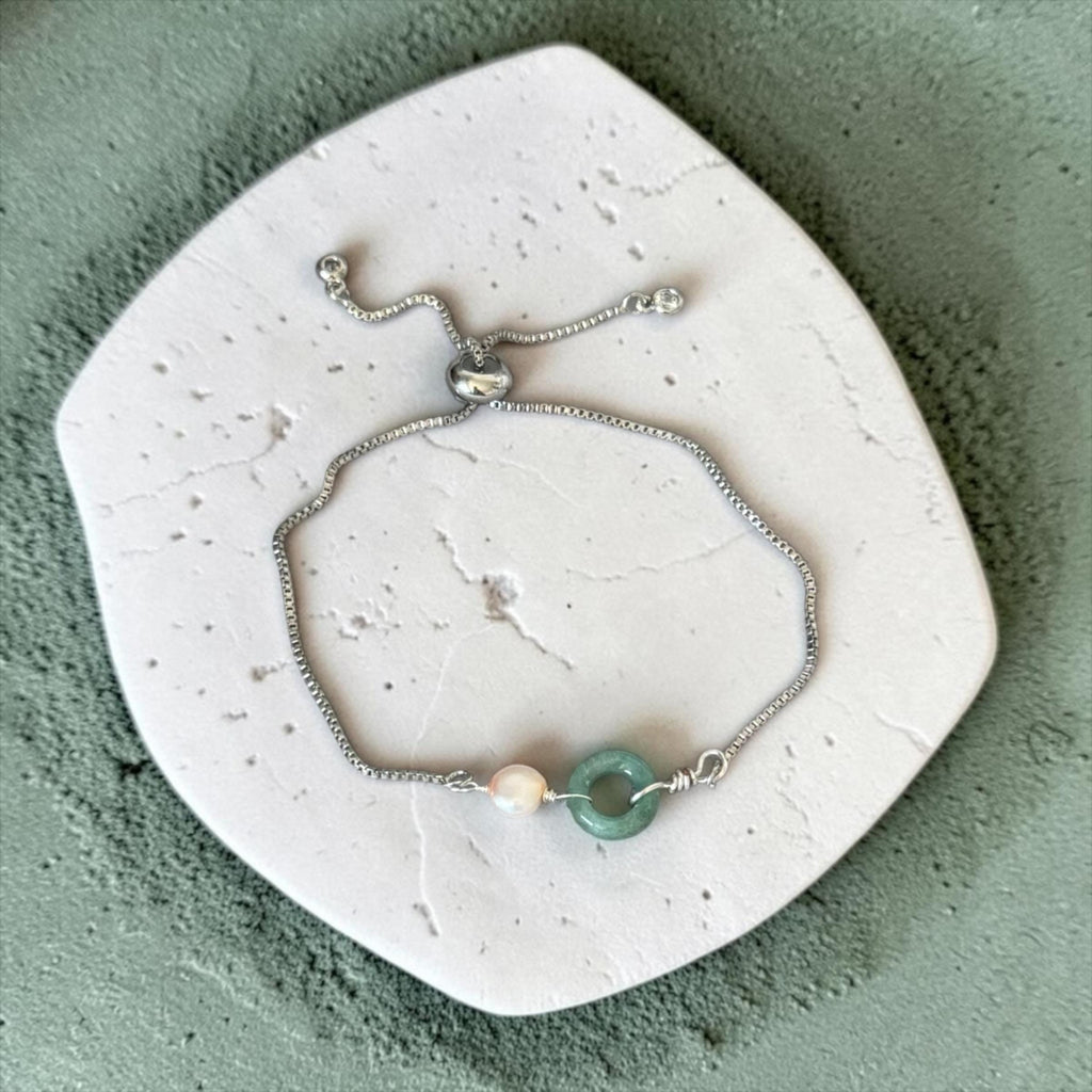 Celestial Balance Jade Bolo Bracelet