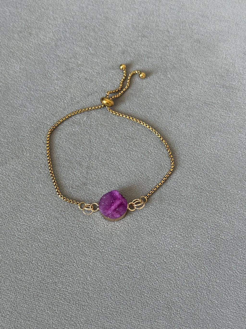 Crimson Eclipse Bolo Bracelet