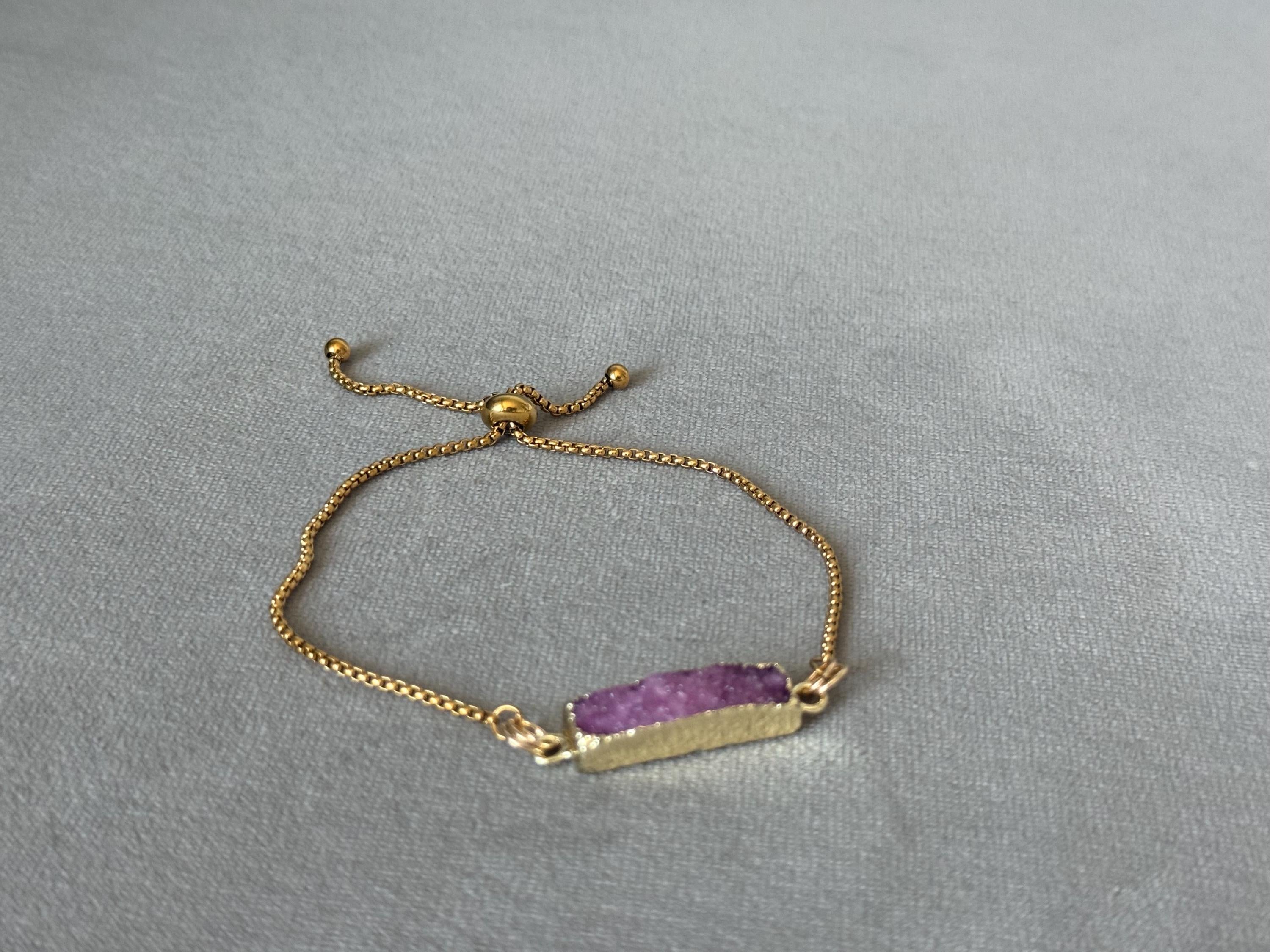 Bordeaux Eclipse Bolo Bracelet