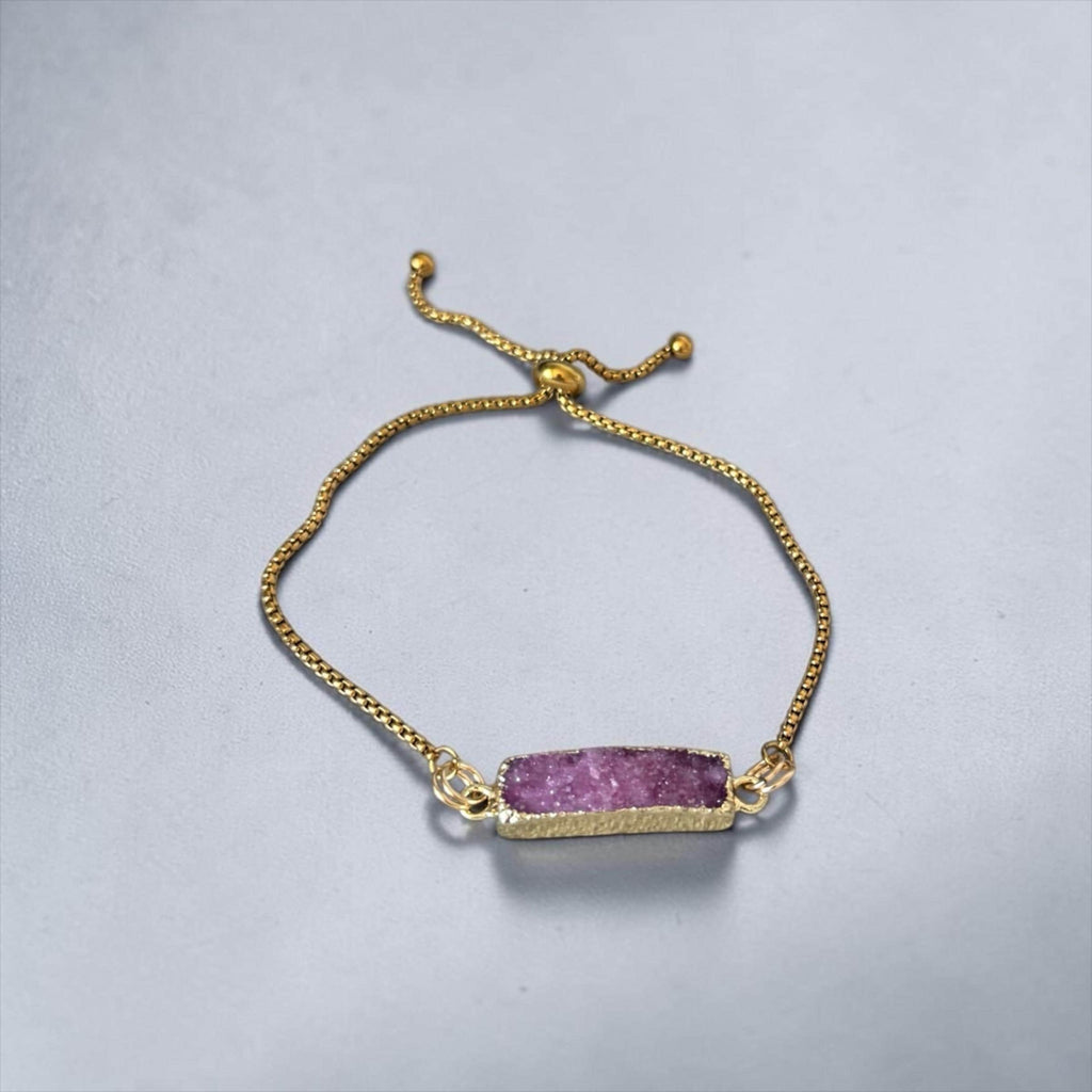 Bordeaux Eclipse Bolo Bracelet