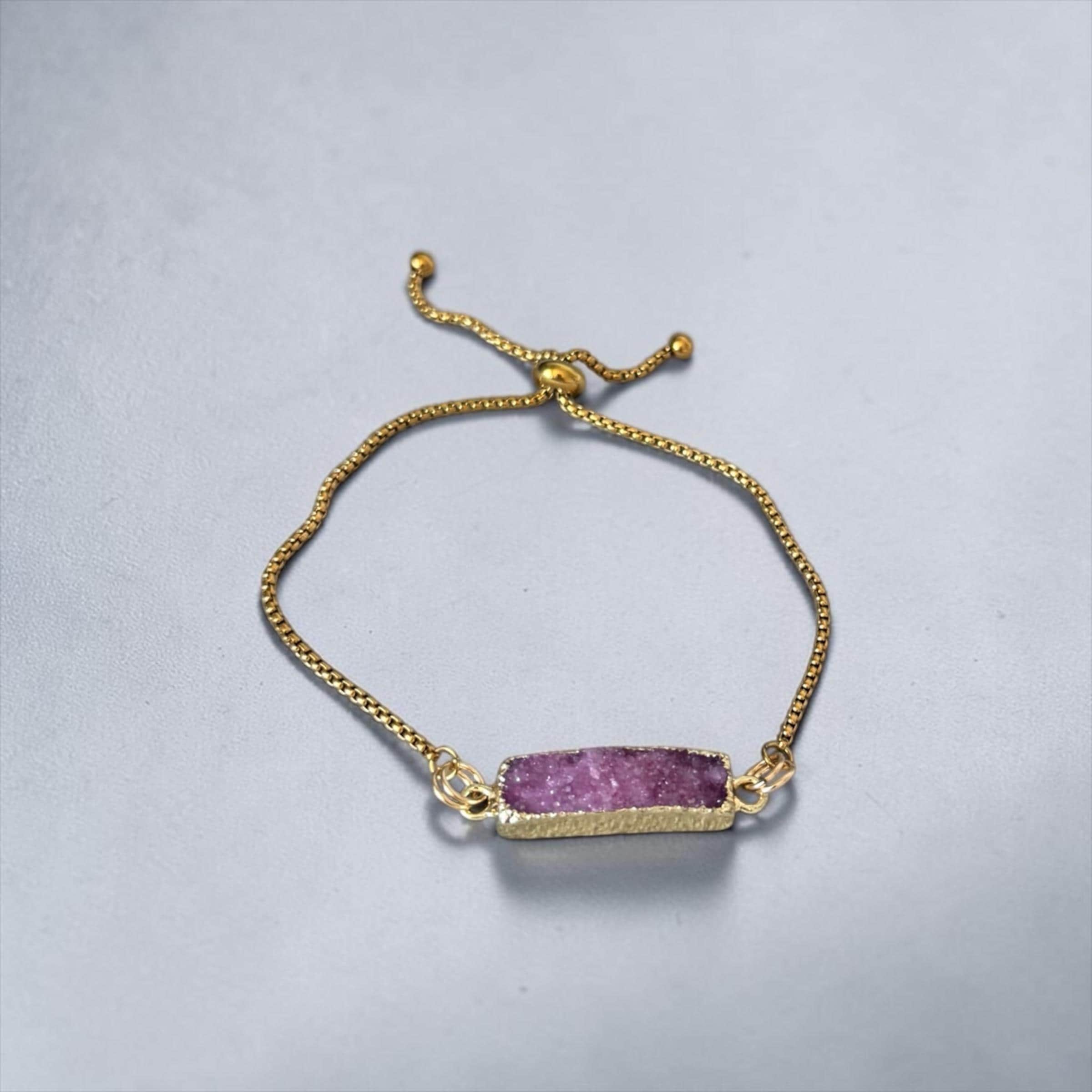 Bordeaux Eclipse Bolo Bracelet