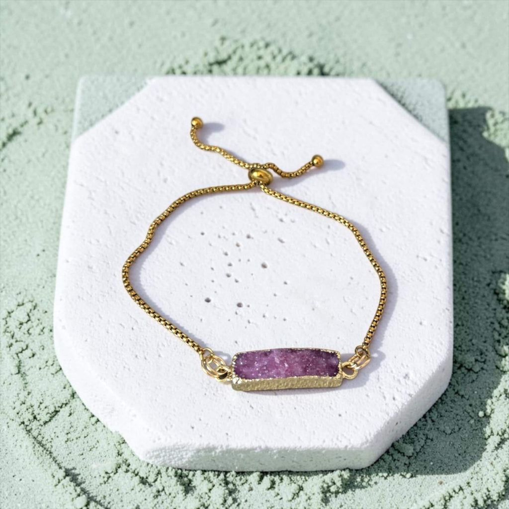 Bordeaux Eclipse Bolo Bracelet