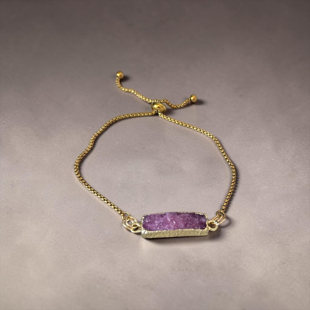 Bordeaux Eclipse Bolo Bracelet