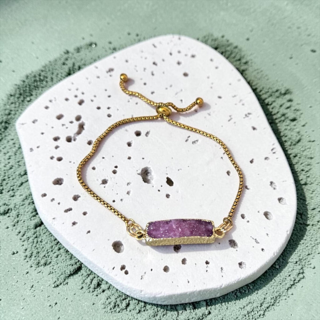 Bordeaux Eclipse Bolo Bracelet