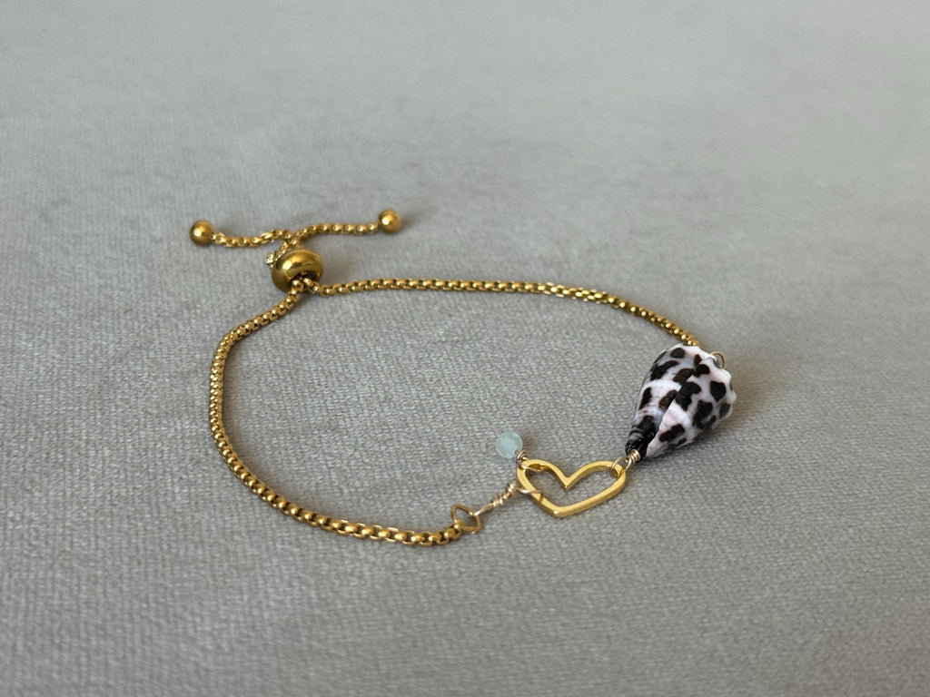 Pacific Heart Bolo Bracelet