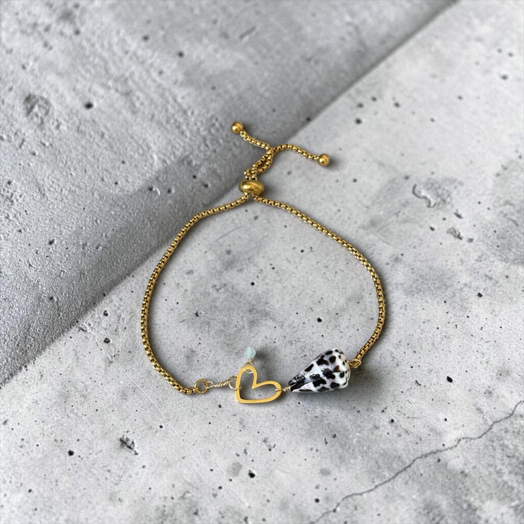Pacific Heart Bolo Bracelet