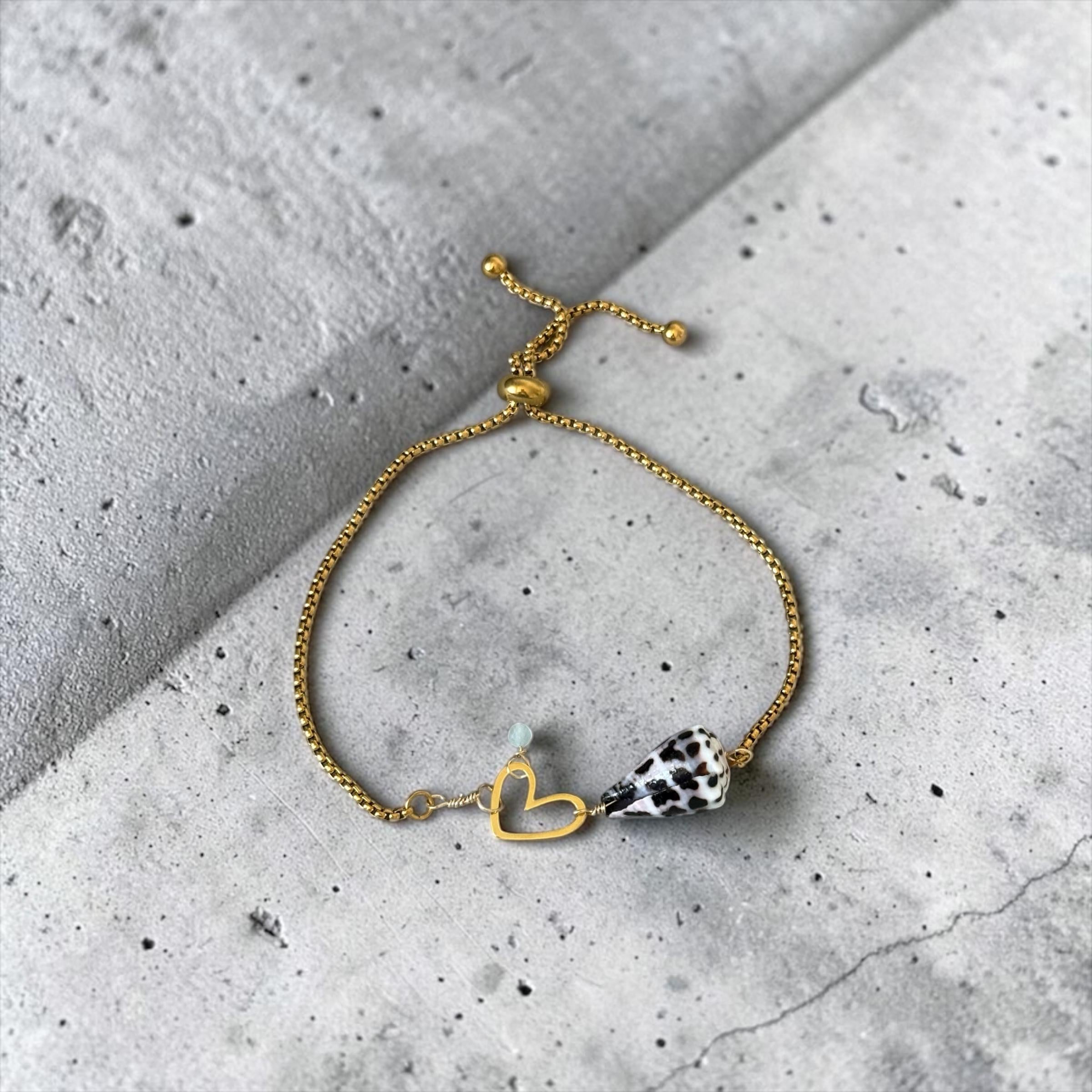 Pacific Heart Bolo Bracelet