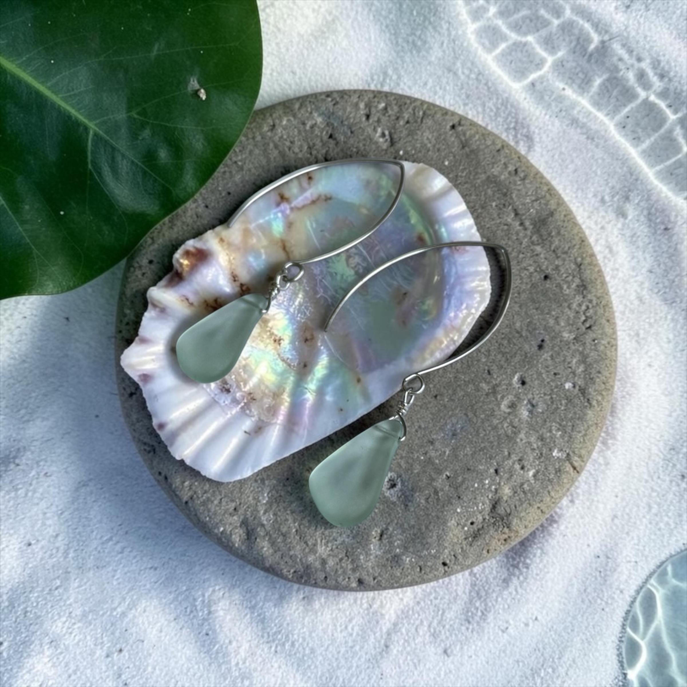 Moonlit Seafoam Earrings