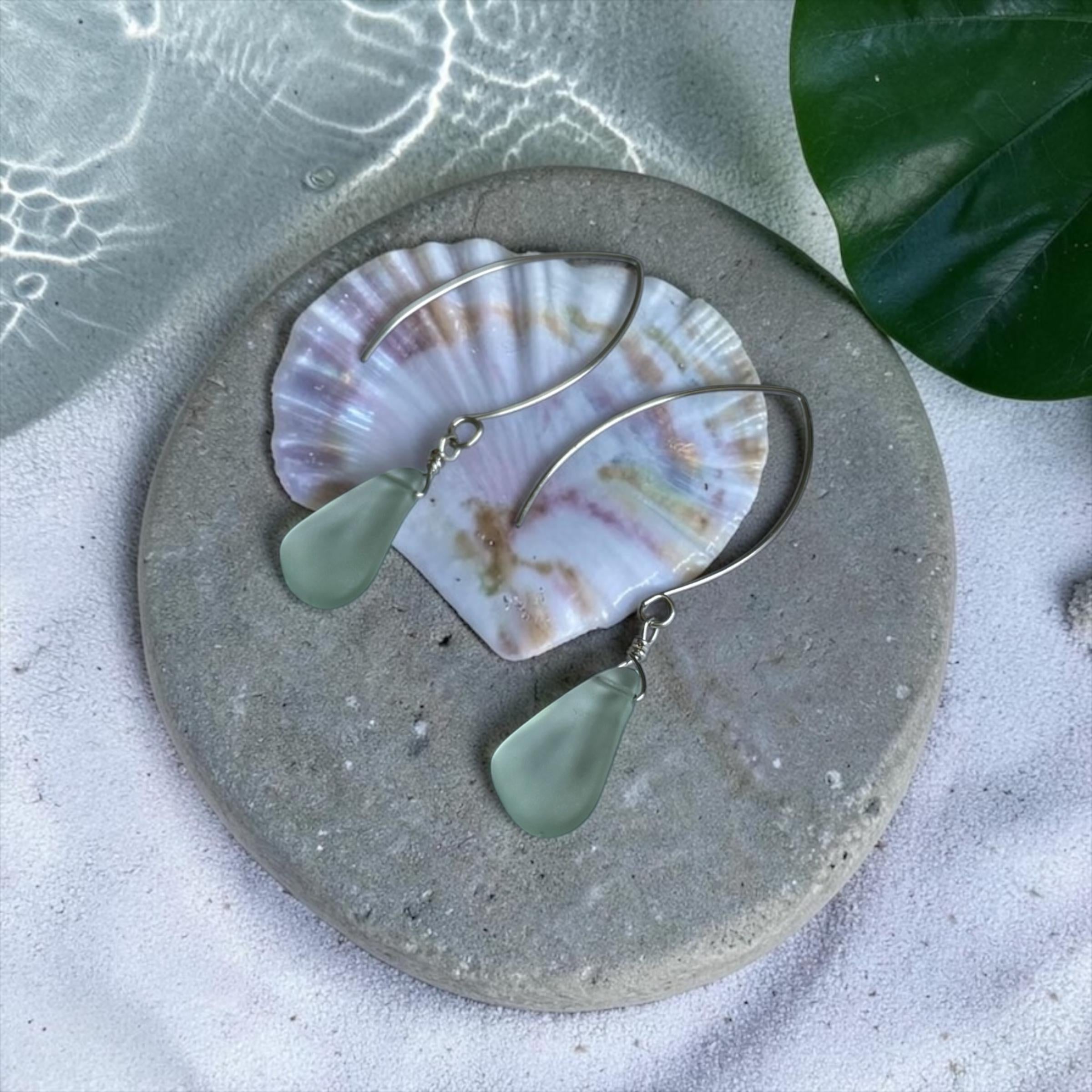 Moonlit Seafoam Earrings