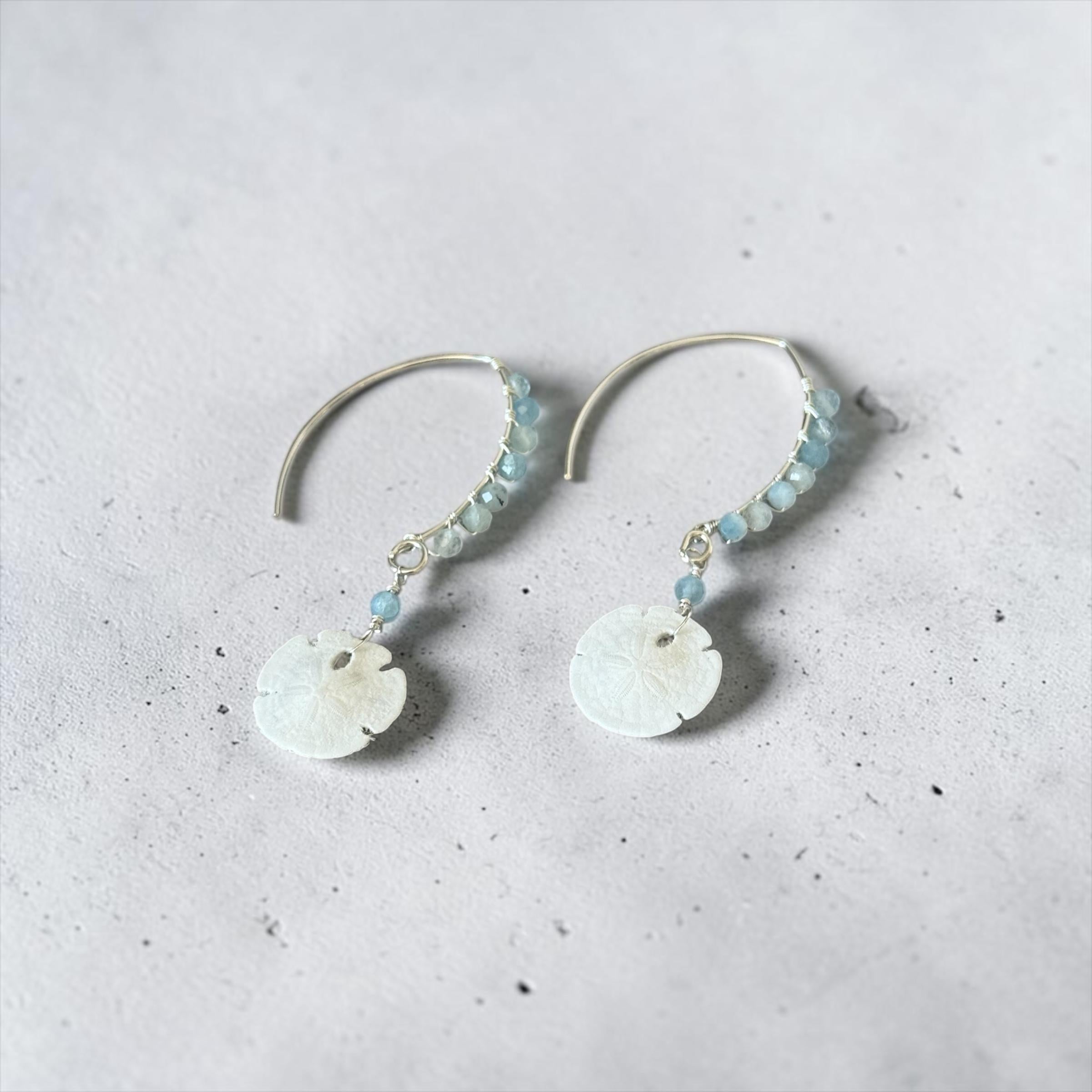 Tidebound Sand Dollar Earrings
