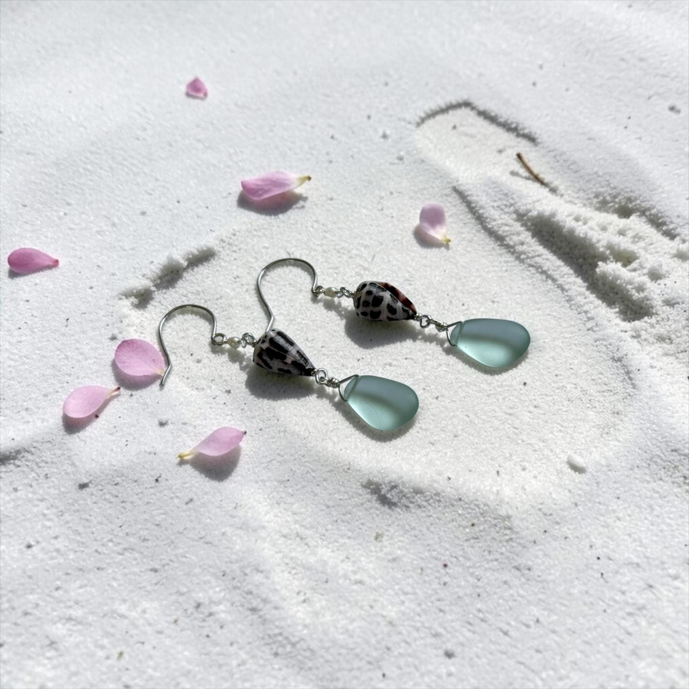 Ocean Muse Sea Glass Earrings