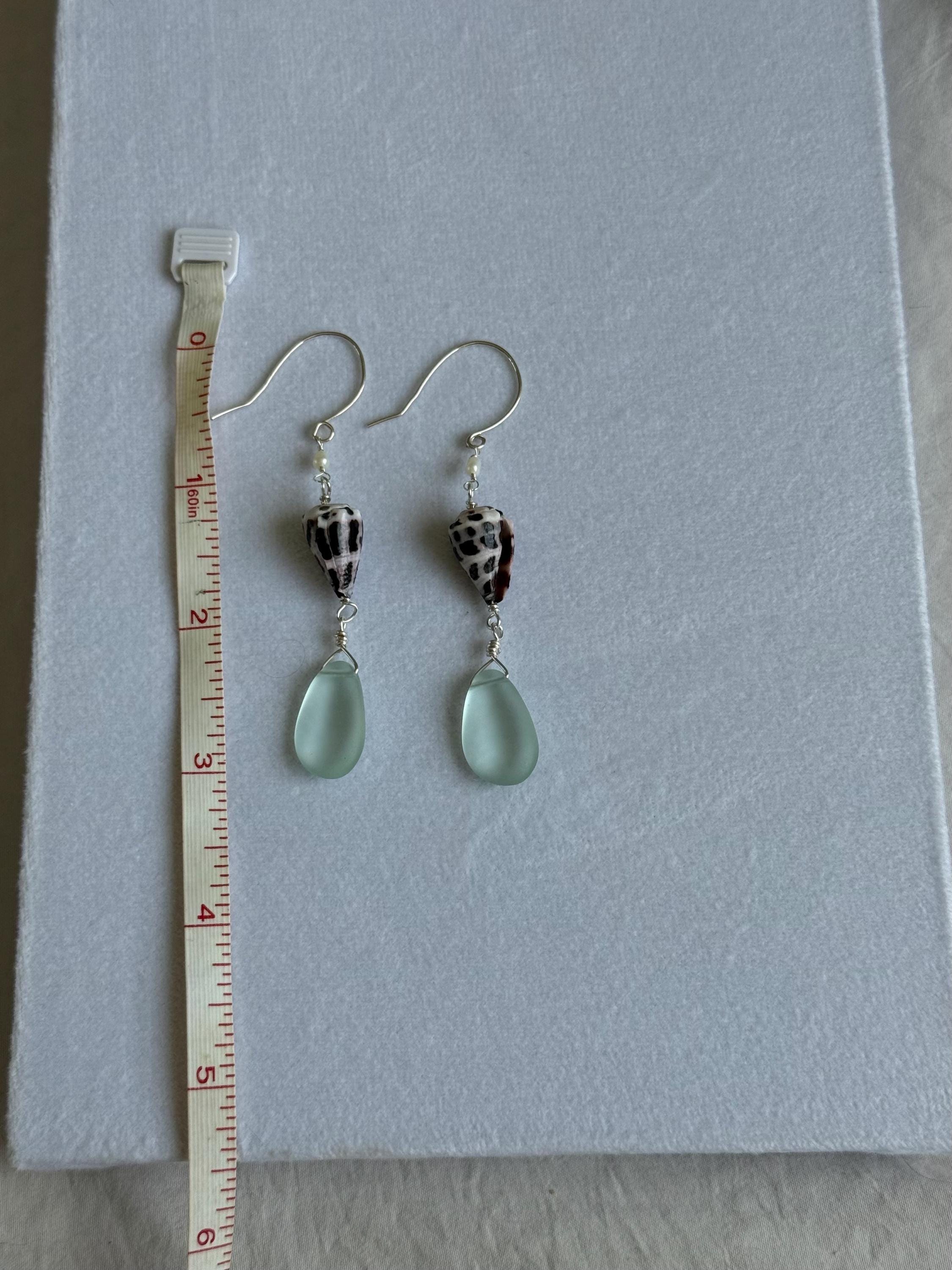 Ocean Muse Sea Glass Earrings