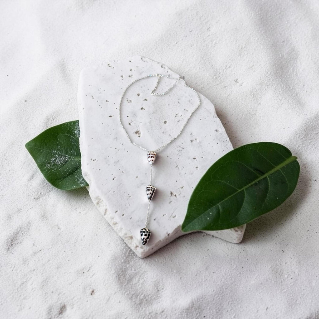 Siren’s Descent Hawaiian Cone Shell Necklace