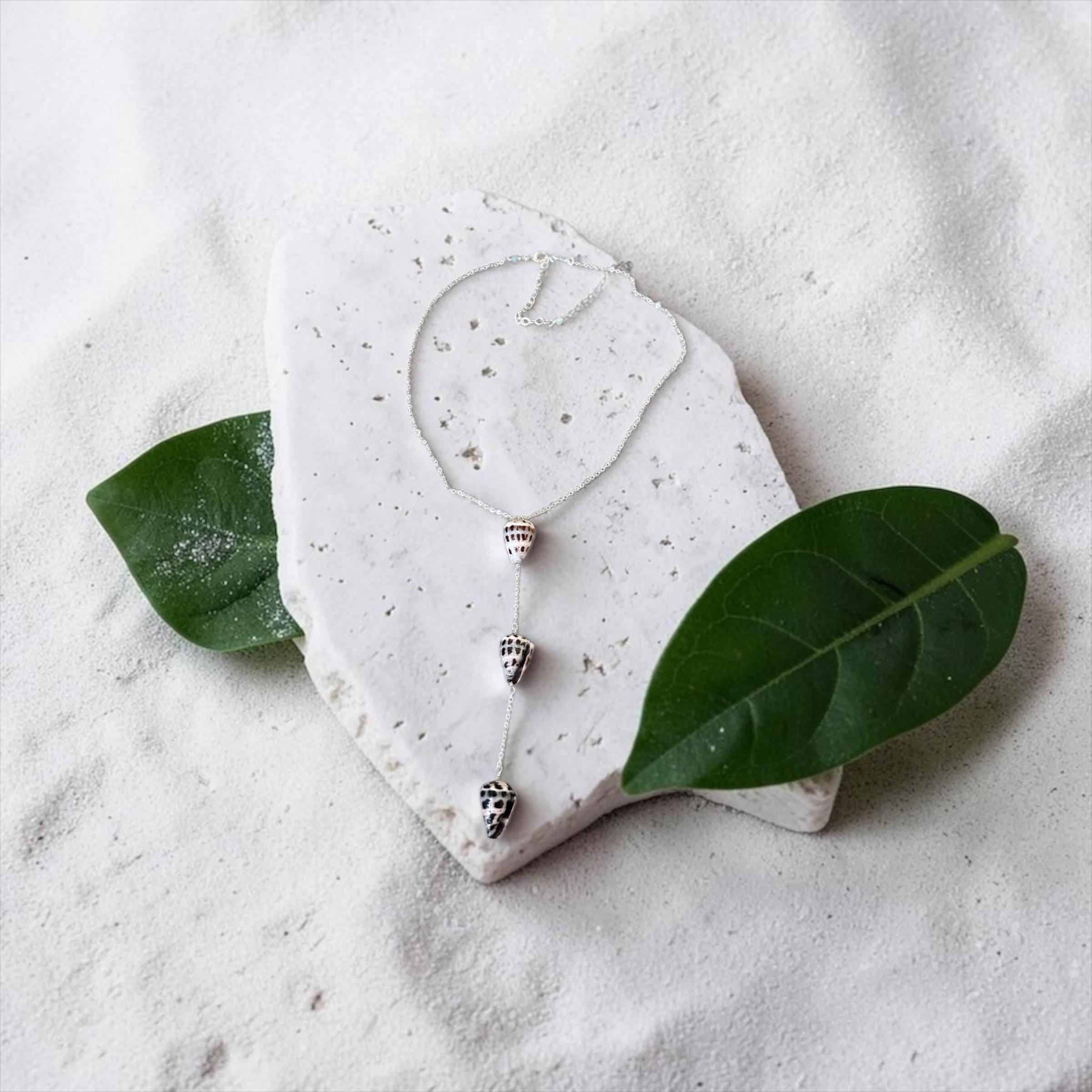 Siren’s Descent Hawaiian Cone Shell Necklace