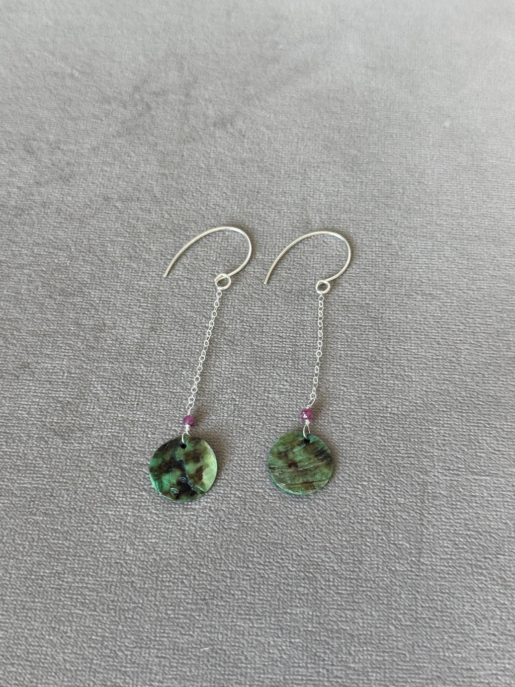 Forest Siren Abalone Earrings