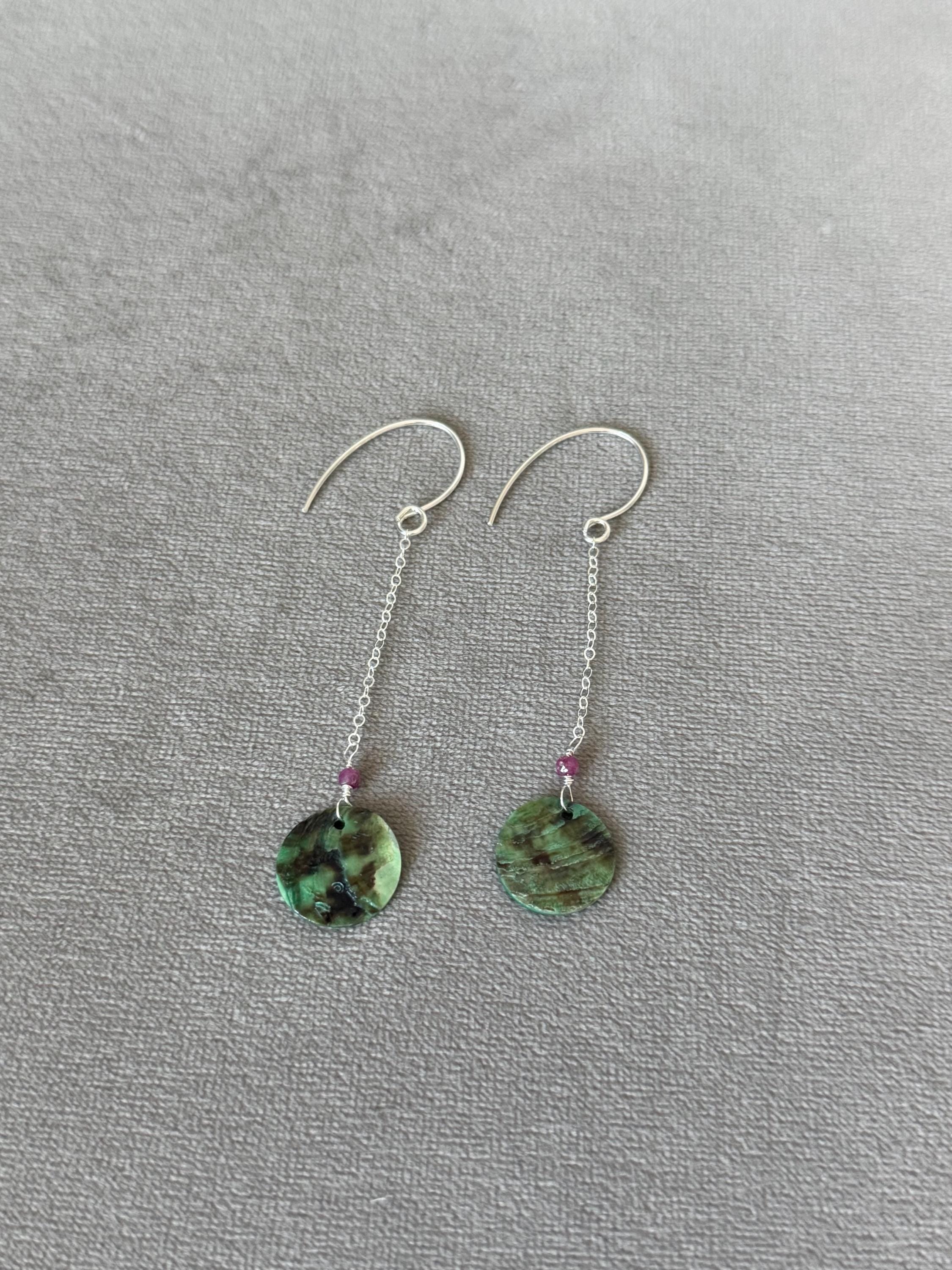 Forest Siren Abalone Earrings