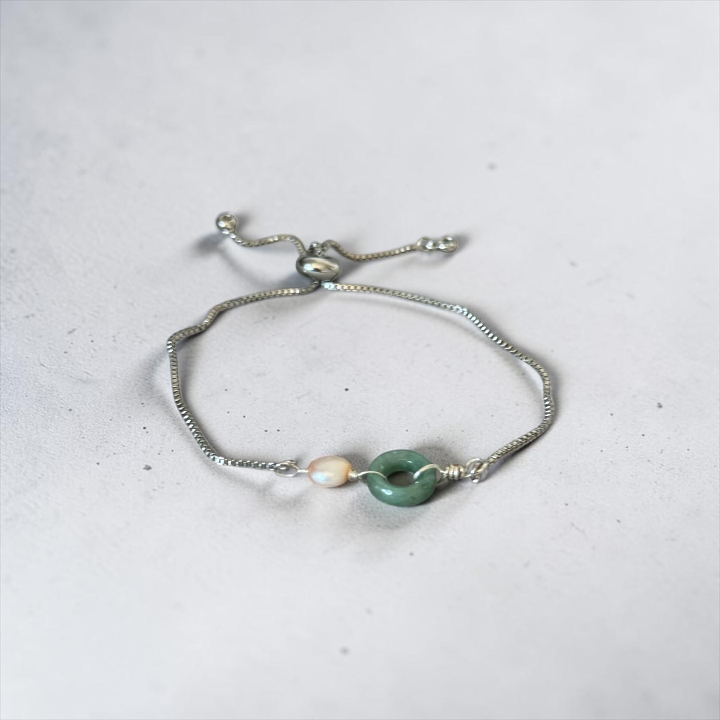 Celestial Balance Jade Bolo Bracelet