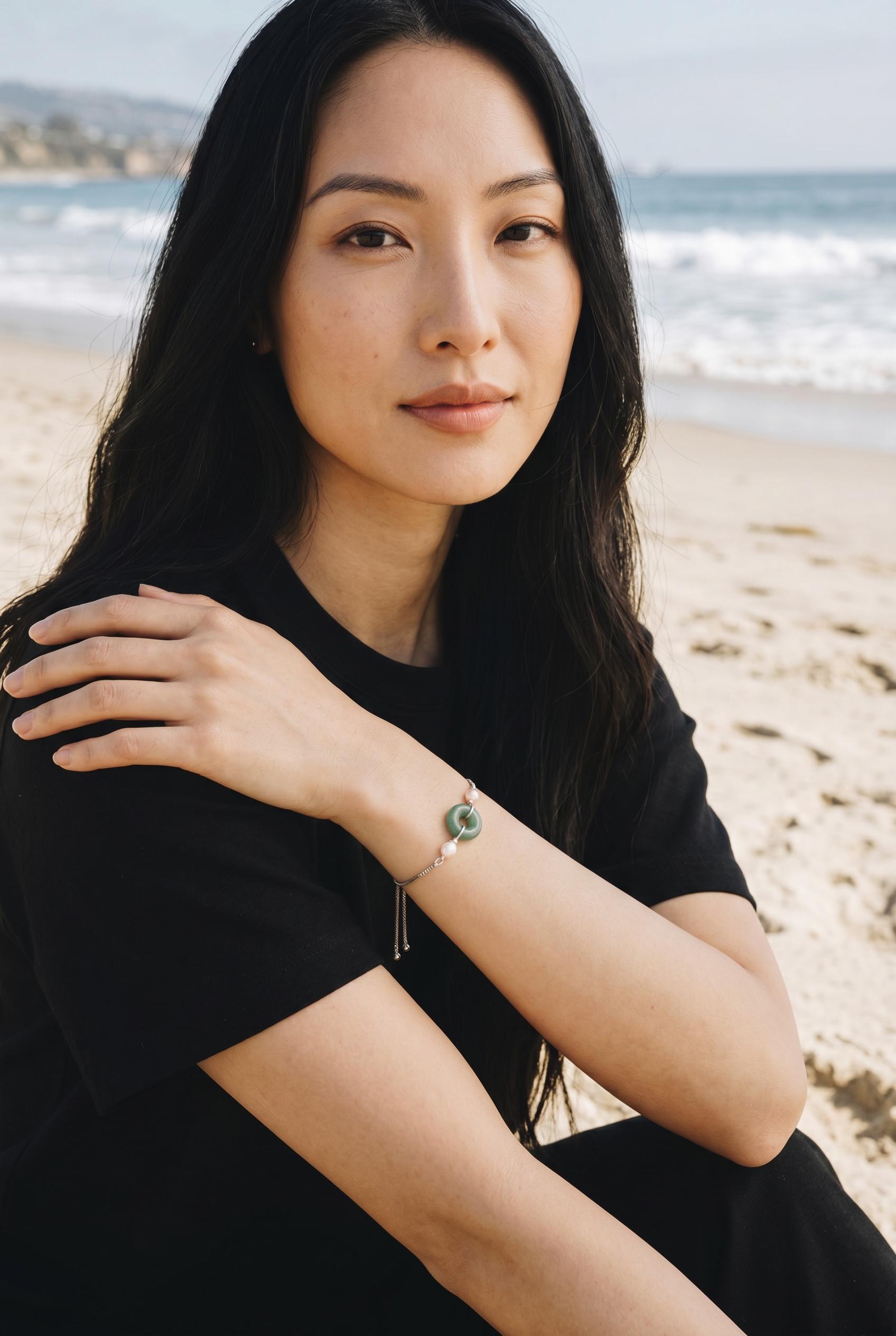 Celestial Balance Jade Bolo Bracelet
