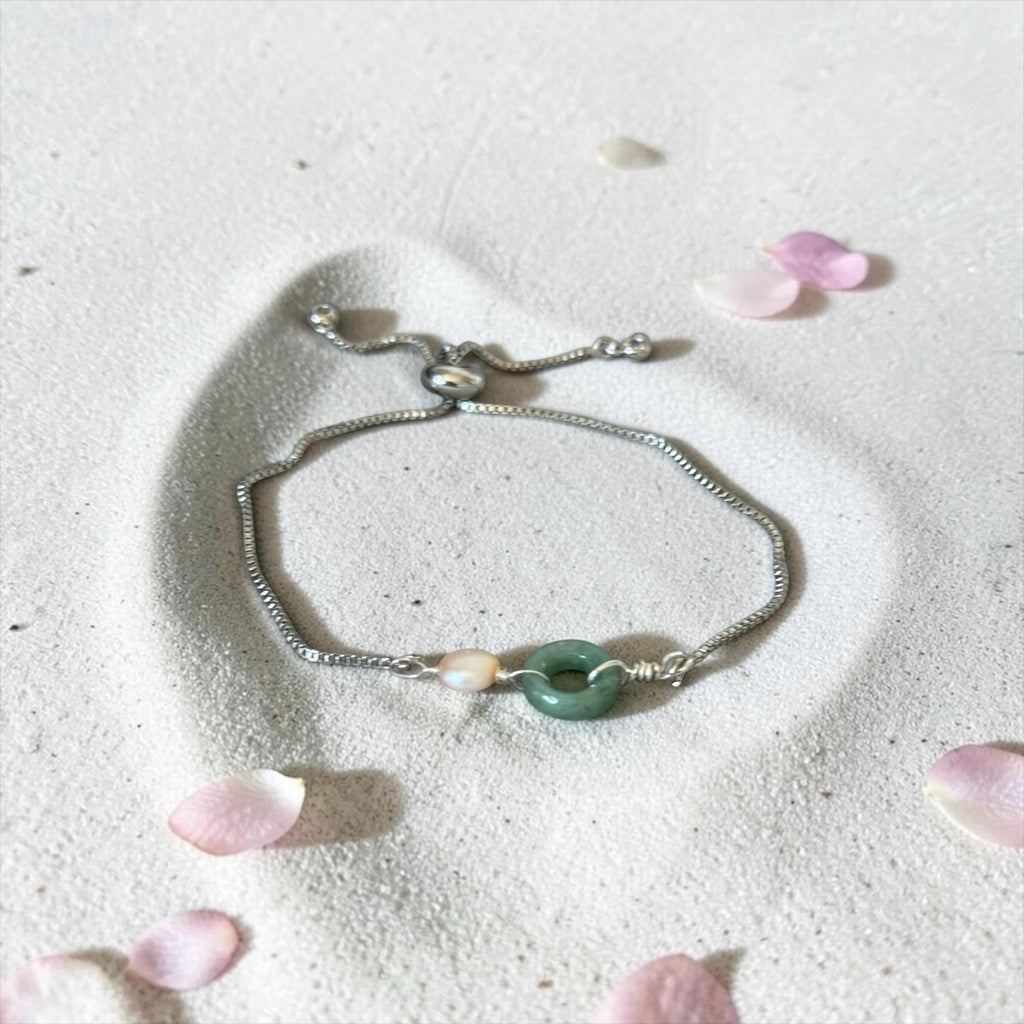 Celestial Balance Jade Bolo Bracelet