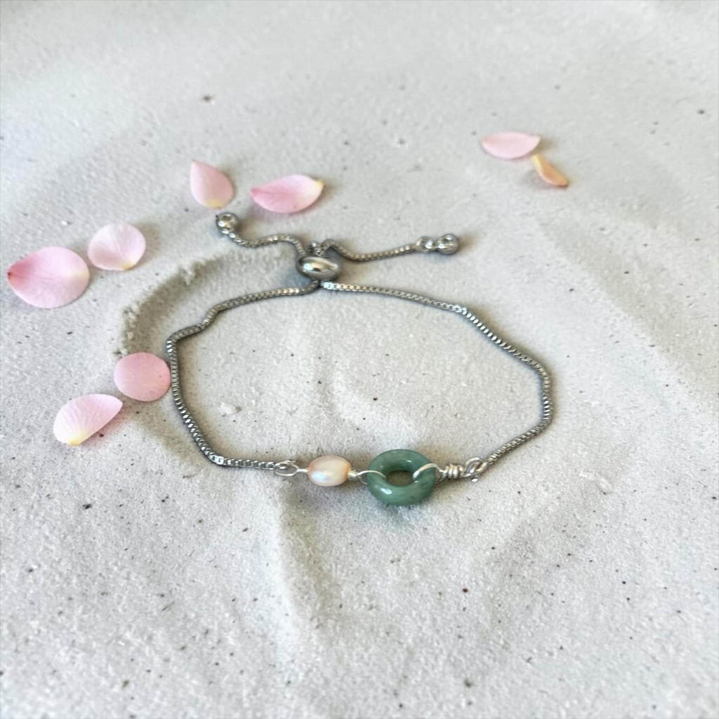 Celestial Balance Jade Bolo Bracelet