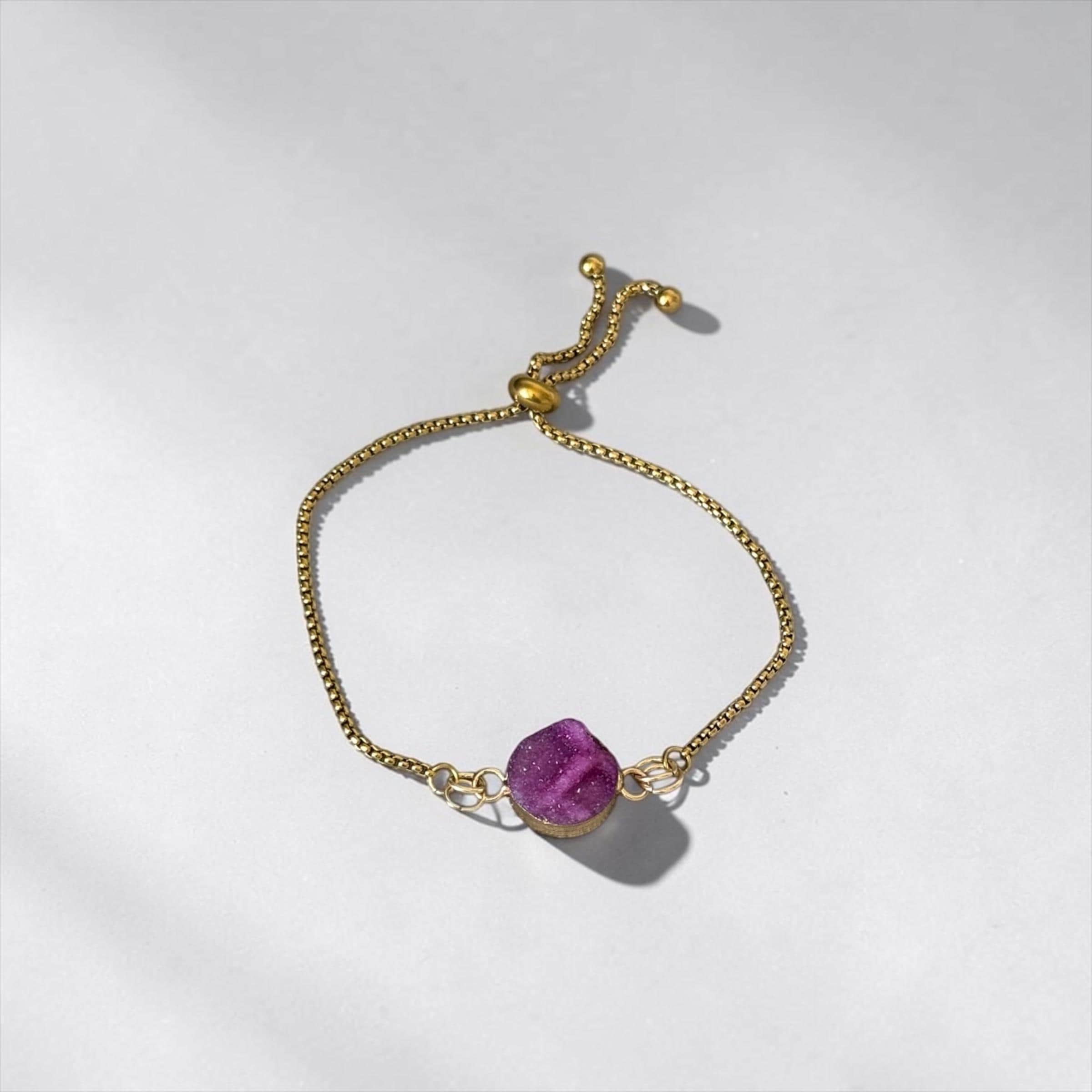 Crimson Eclipse Bolo Bracelet