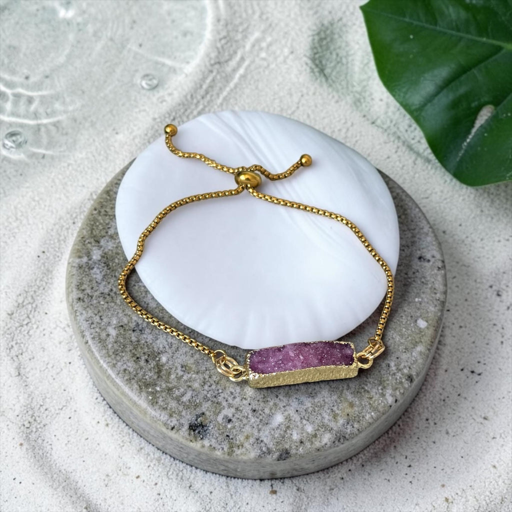 Bordeaux Eclipse Bolo Bracelet