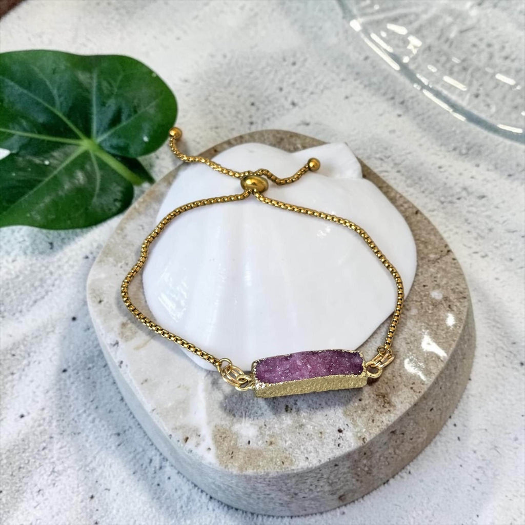 Bordeaux Eclipse Bolo Bracelet