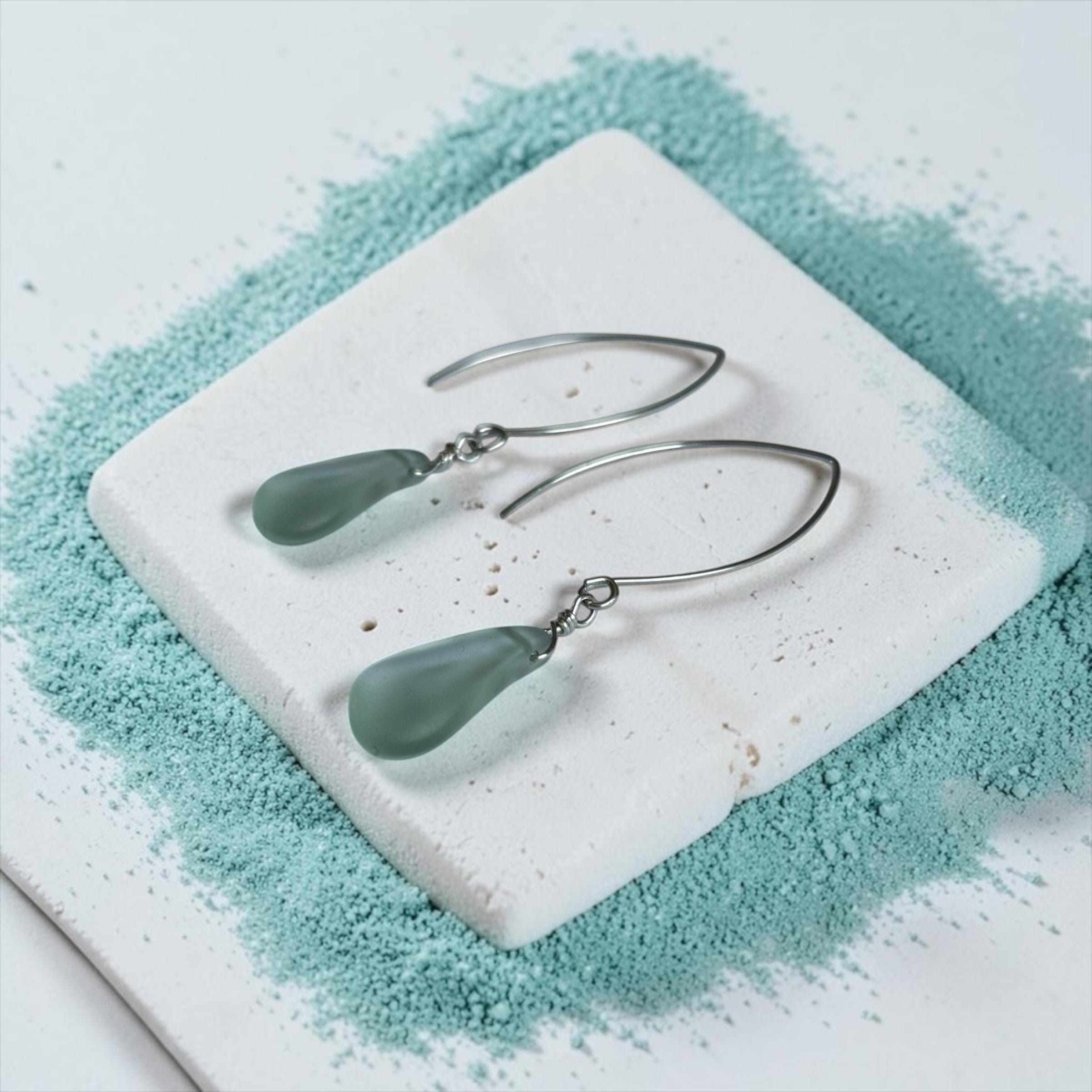 Moonlit Seafoam Earrings