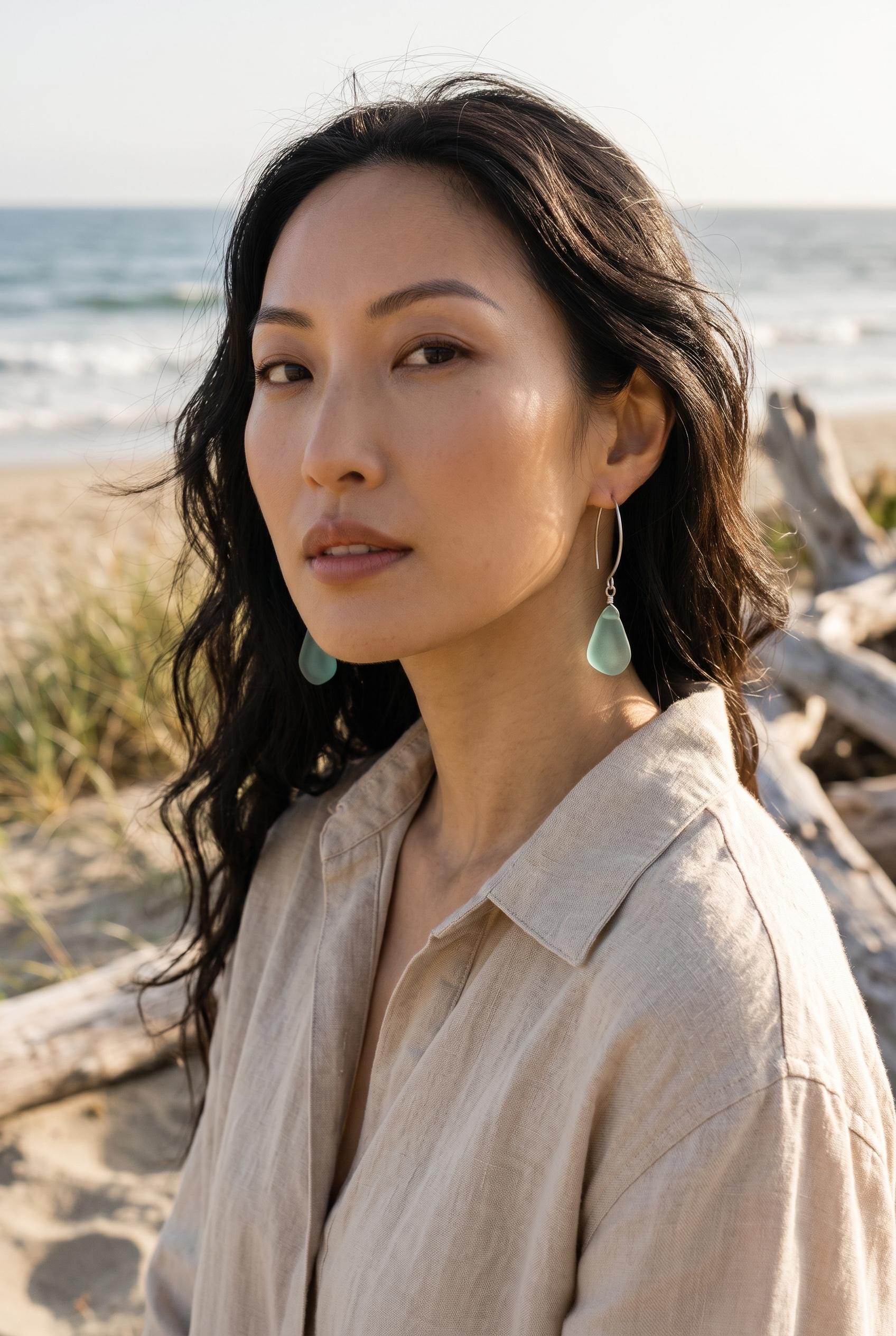 Moonlit Seafoam Earrings