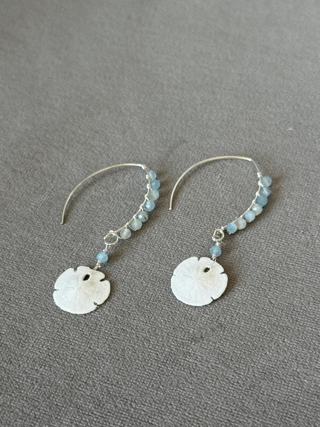 Tidebound Sand Dollar Earrings