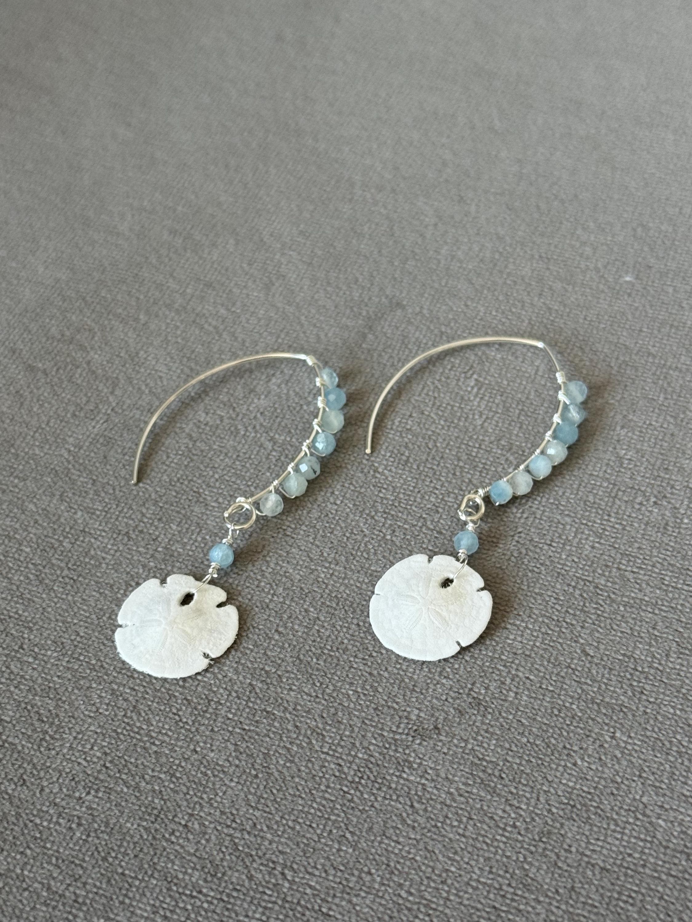 Tidebound Sand Dollar Earrings