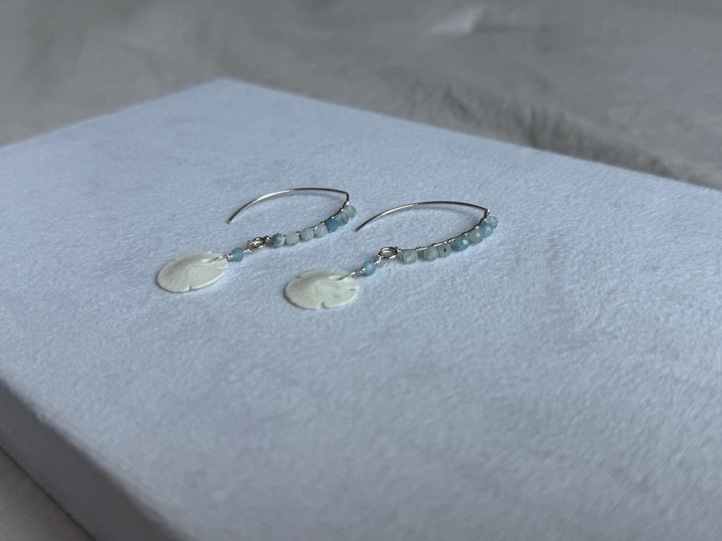 Tidebound Sand Dollar Earrings