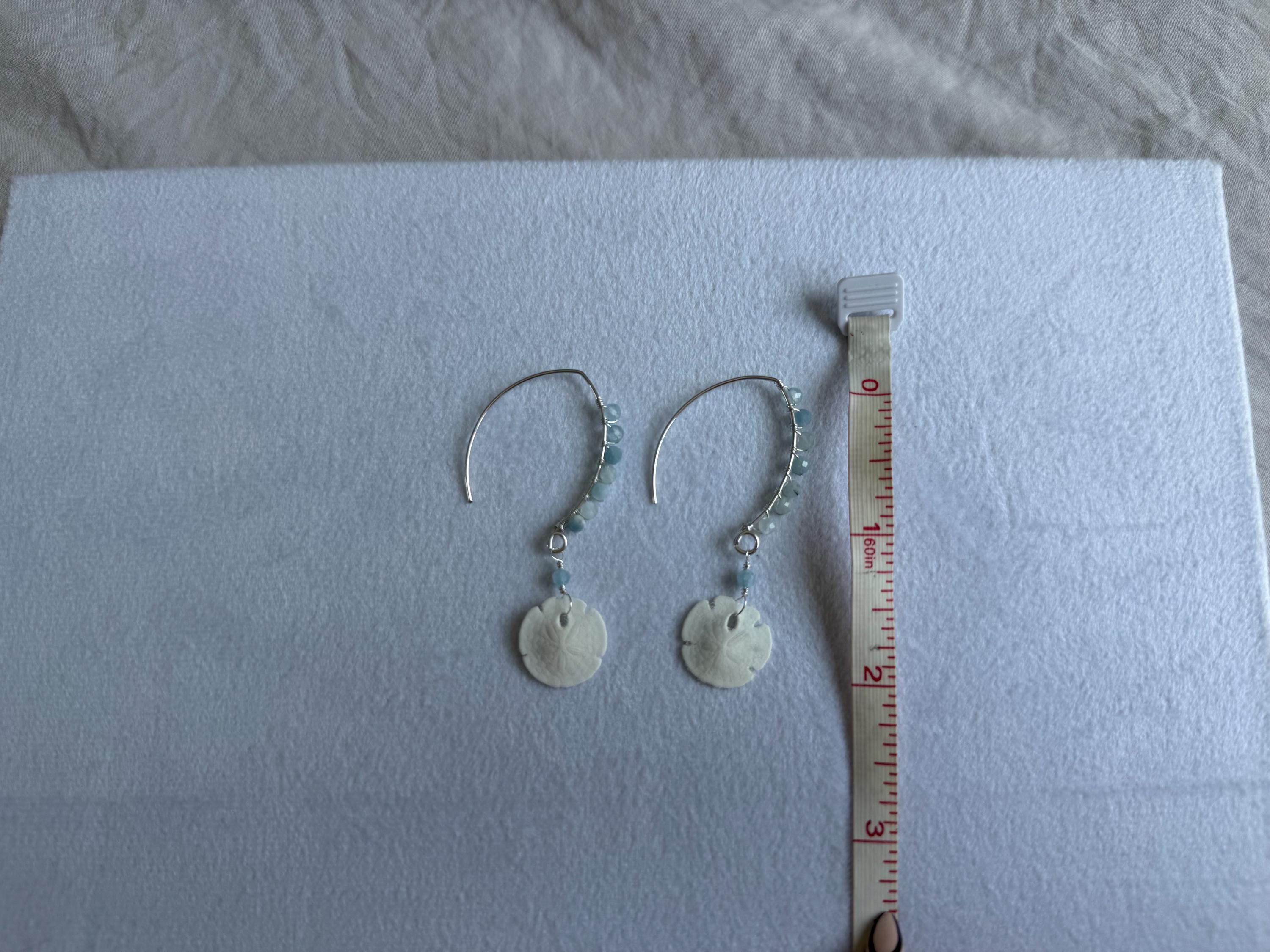 Tidebound Sand Dollar Earrings