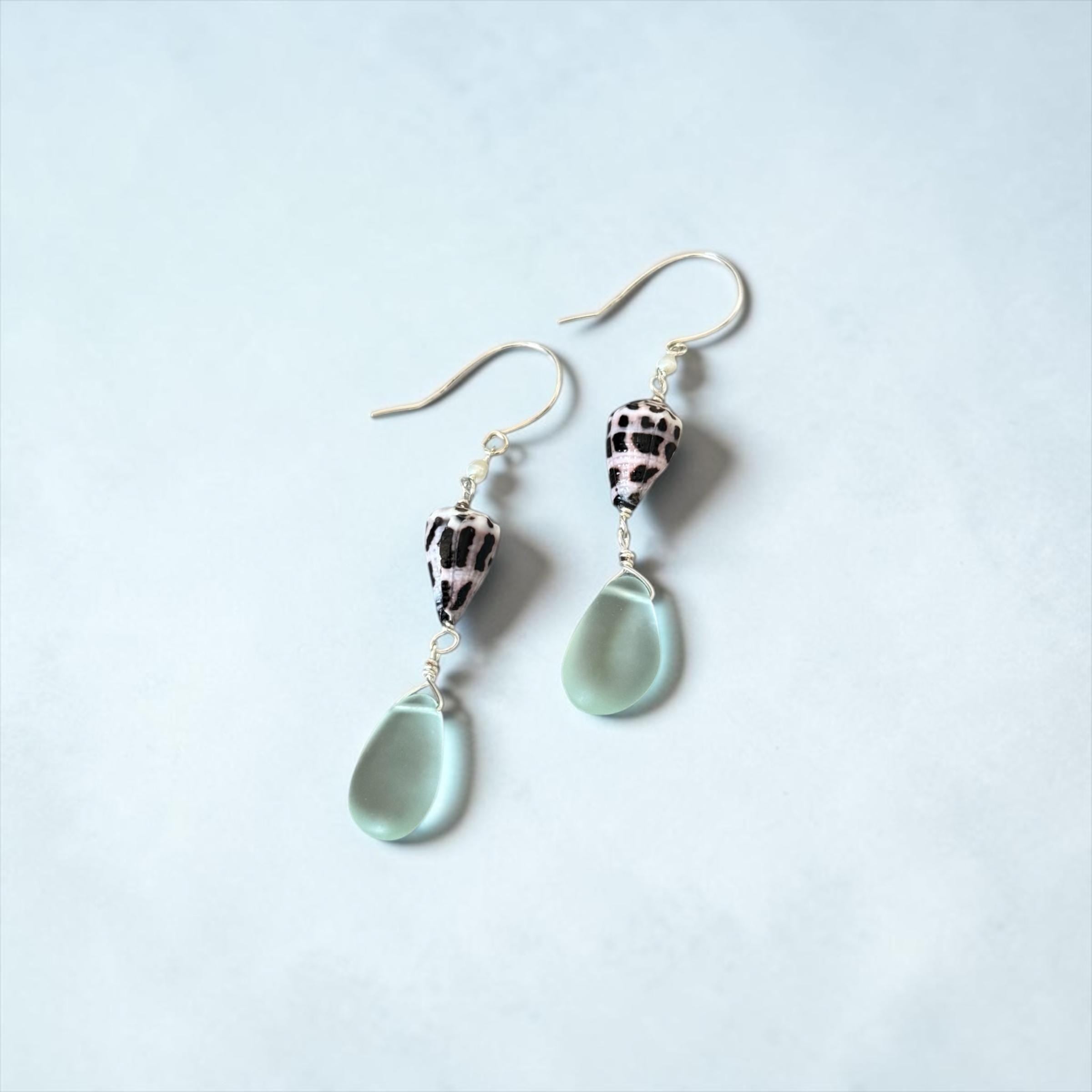 Ocean Muse Sea Glass Earrings