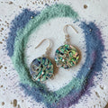 Coastal Couture - Abalone After Dark Earrings